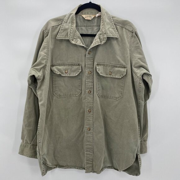 Cabela’s Vintage Long Sleeve Button Down Cotton Shirt Men’s Size XL - Picture 1 of 8